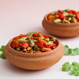 Organic Sun Dried Bird's Eye Chilli / Kanthari / Thai Chilli | Certified Organic