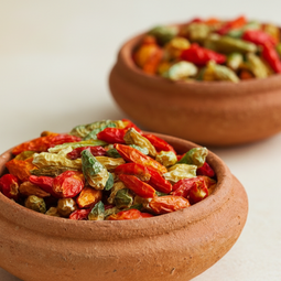 Organic Sun Dried Bird's Eye Chilli / Kanthari / Thai Chilli | Certified Organic