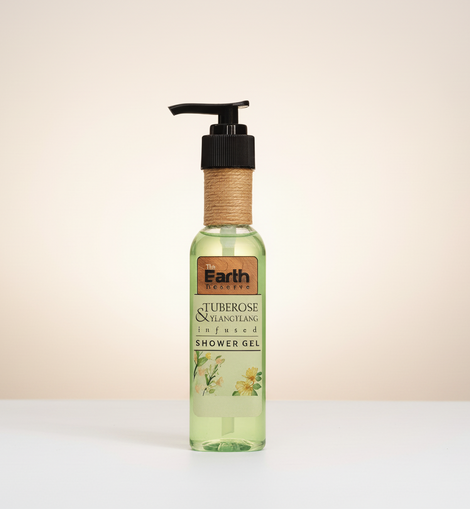 Tuberose & Ylang Ylang Shower Gel │ Cocoa Butter Enriched | Free From Harsh Chemicals