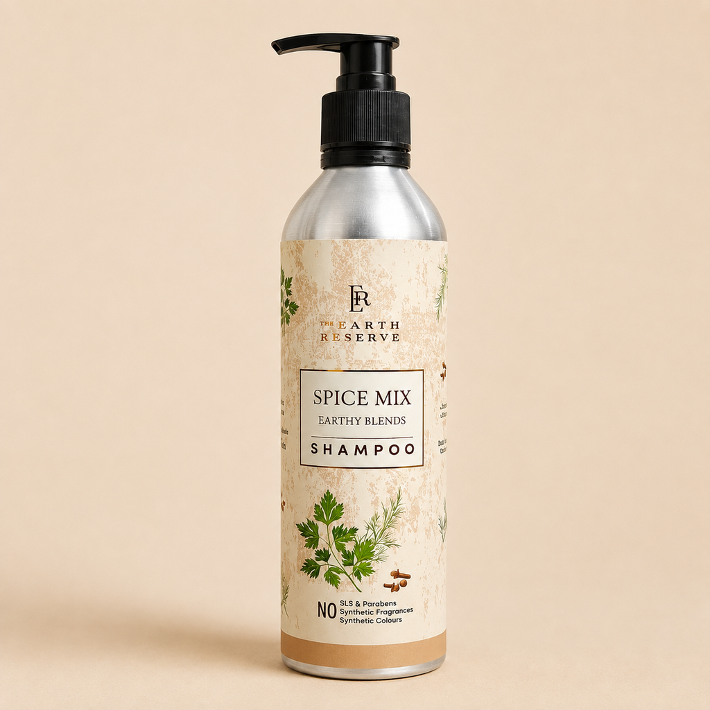 Spices Mix | Earthy Blends Shampoo │ 500 ML | Cocoa Butter Enriched | Free From Harsh Chemicals