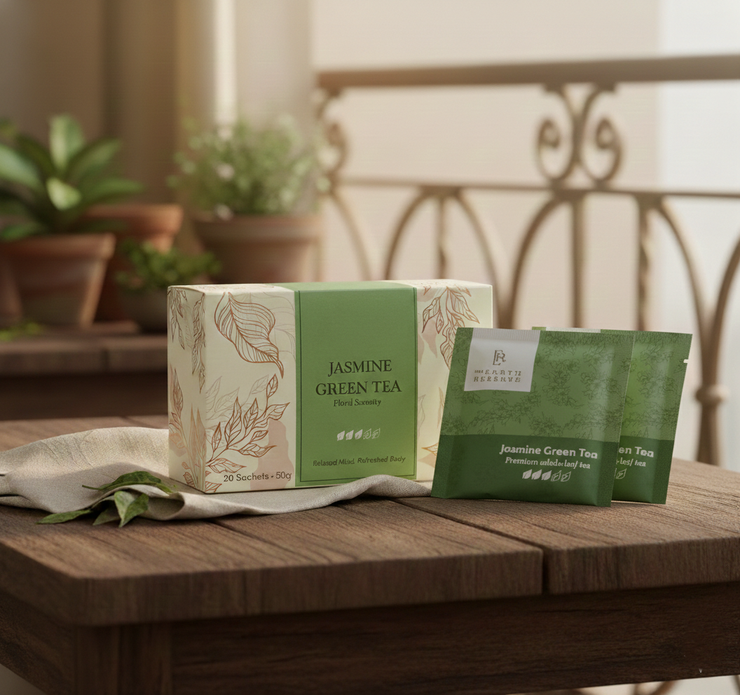 Jasmine Green Tea Sachet Box
