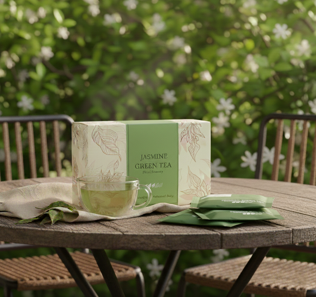 Jasmine Green Tea Sachet Box