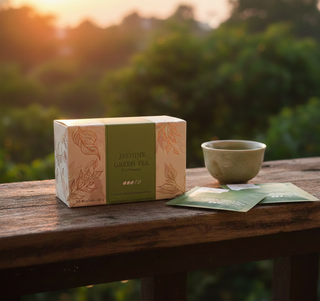 Jasmine Green Tea Sachet Box