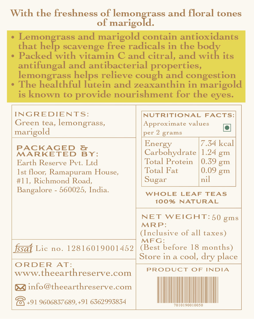 Lemongrass & Marigold Tea