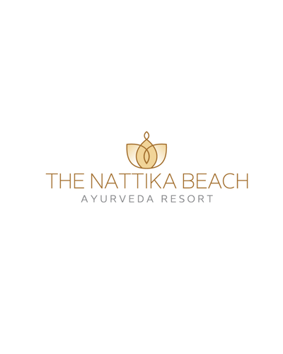The Nattika Beach Ayurveda Resort logo featured wellness partner and stockist for The Earth Reserve