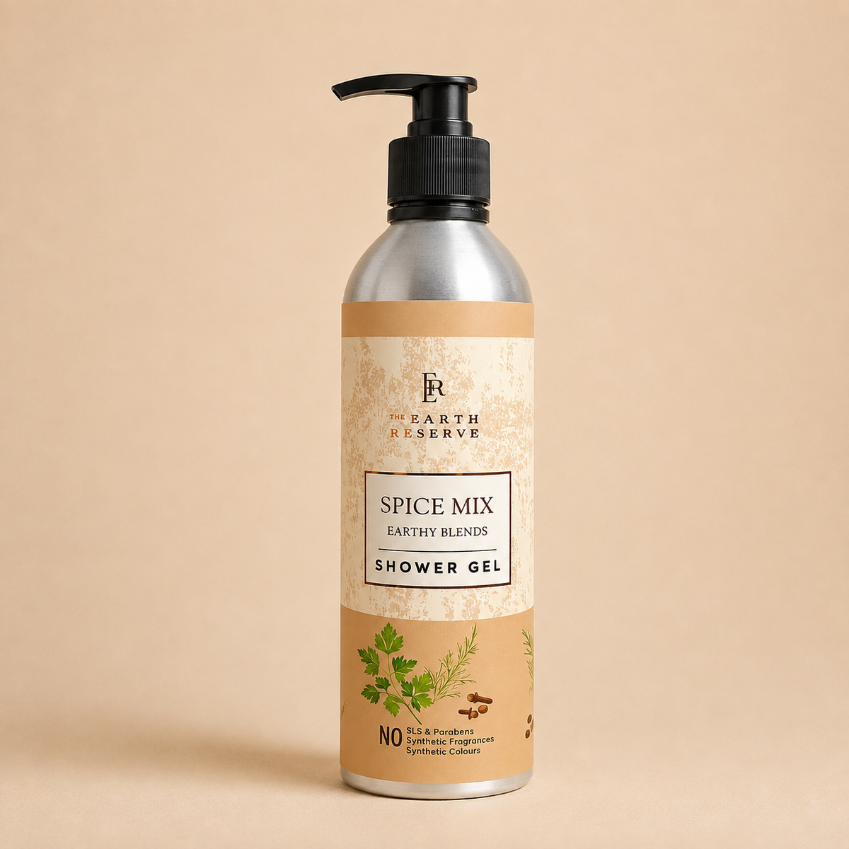 Spices Mix | Earthy Blends Shower Gel │500 ML| Cocoa Butter Enriched | Free From Harsh Chemicals