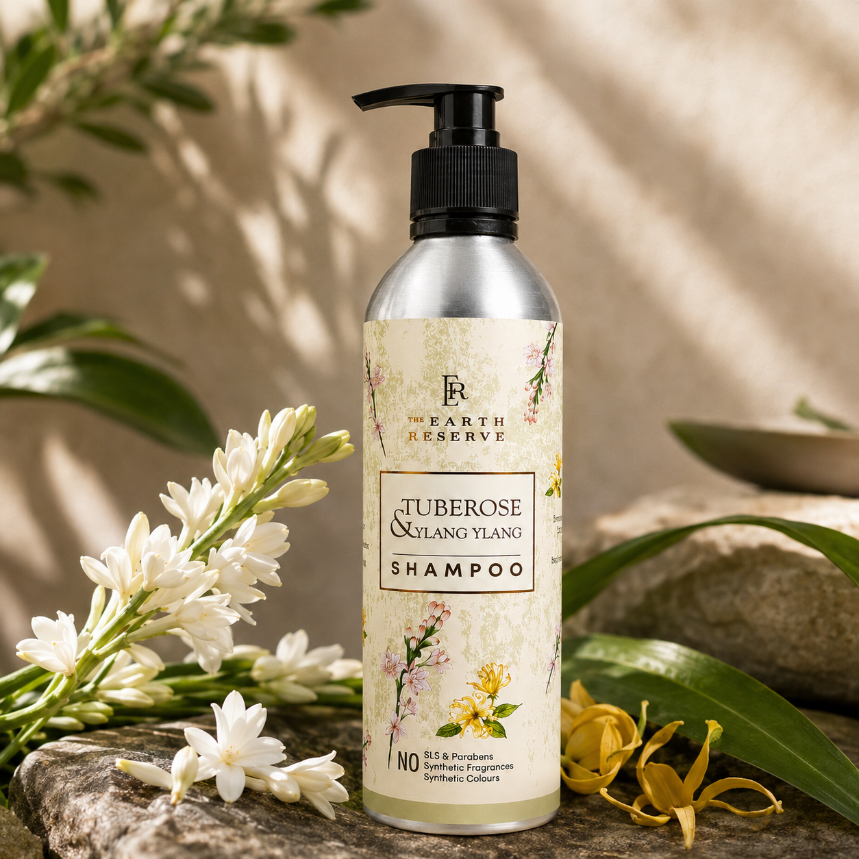 Tuberose & Ylang Ylang Shampoo │ 500 ML | Cocoa Butter Enriched | Free From Harsh Chemicals (Copy)