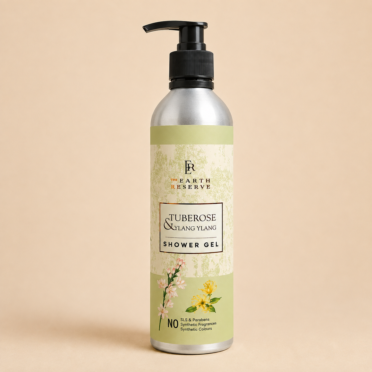 Tuberose & Ylang Ylang Shower Gel │ 500 ML| Cocoa Butter Enriched | Free From Harsh Chemicals