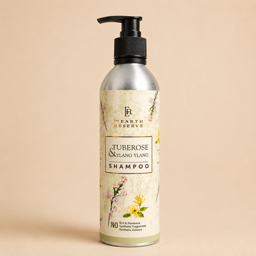 Tuberose & Ylang Ylang Shampoo │ 500 ML | Cocoa Butter Enriched | Free From Harsh Chemicals (Copy)