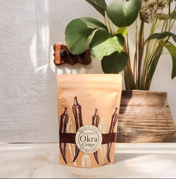 Vacuum Fried Seasoned Okra Crisps