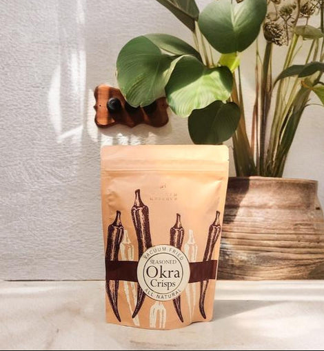 Vacuum Fried Seasoned Okra Crisps