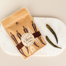 Vacuum Fried Seasoned Okra Crisps