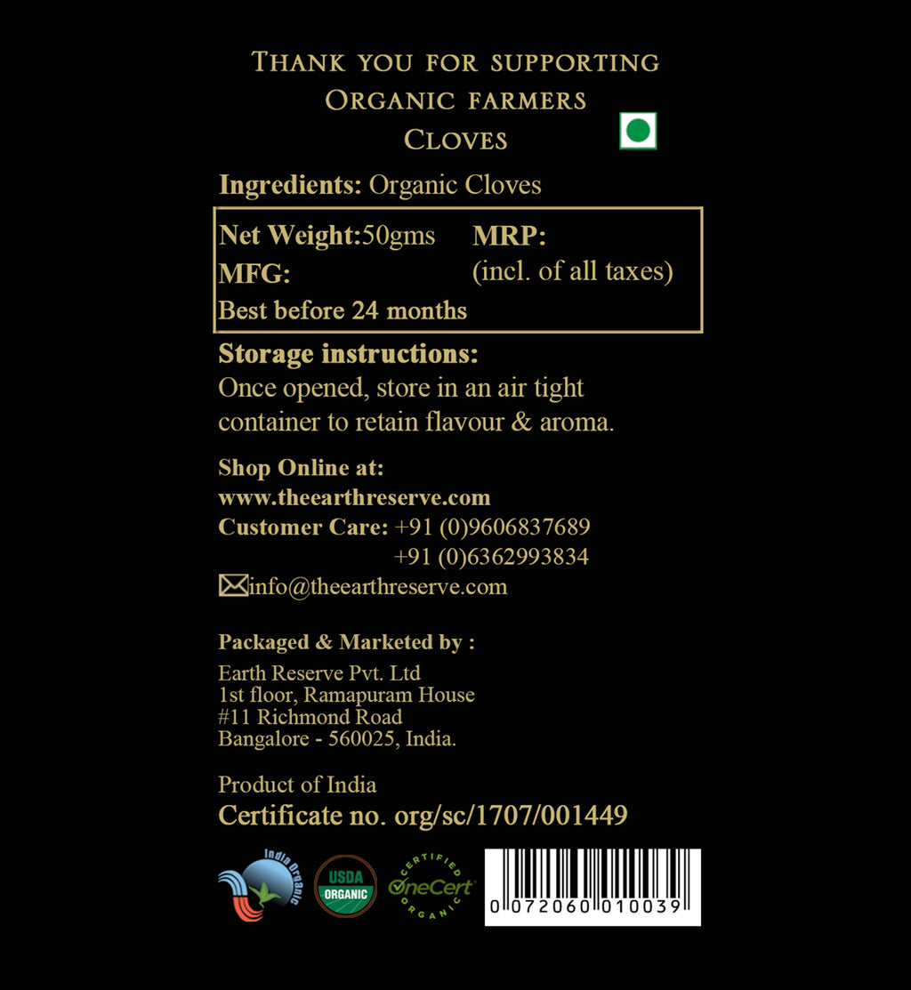 Cloves | Certified Organic
