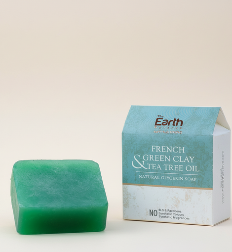 All Natural French Green Clay Soap│SLS & Paraben Free │Glycerin Rich