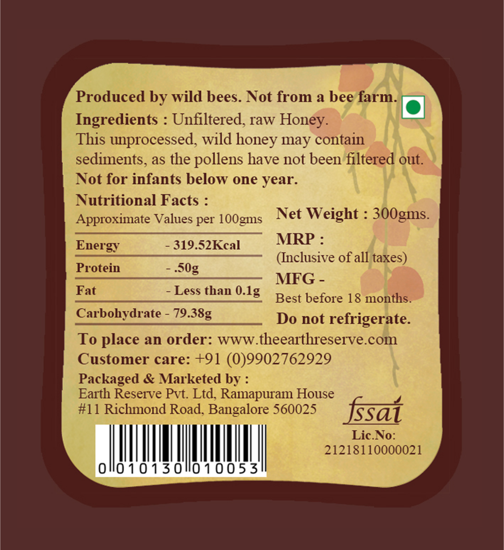 Honey From The Wild - Coorg Honey 300gm