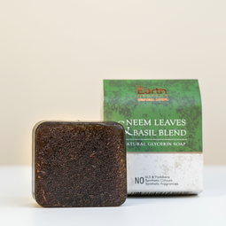 Neem Leaves & Basil Blend Soap | SLS & Paraben Free │Glycerin Rich