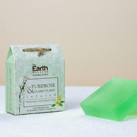 Tuberose & Ylang Ylang Soap | SLS & Paraben Free │Glycerin Rich