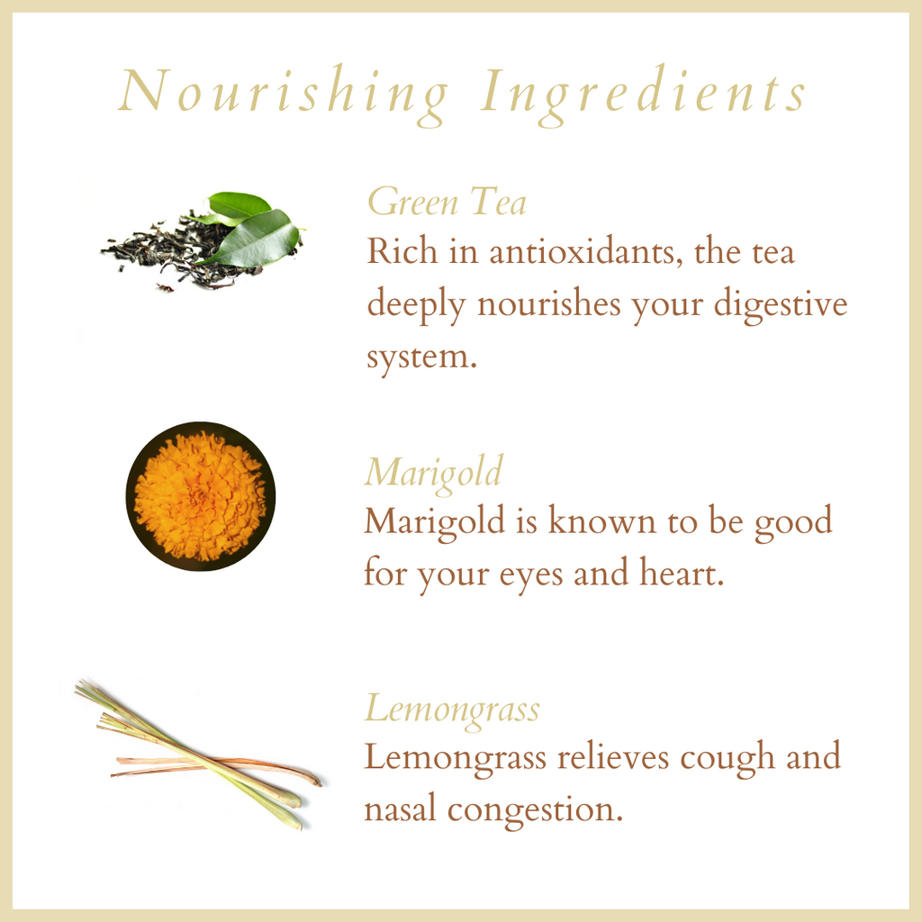 Natural green tea