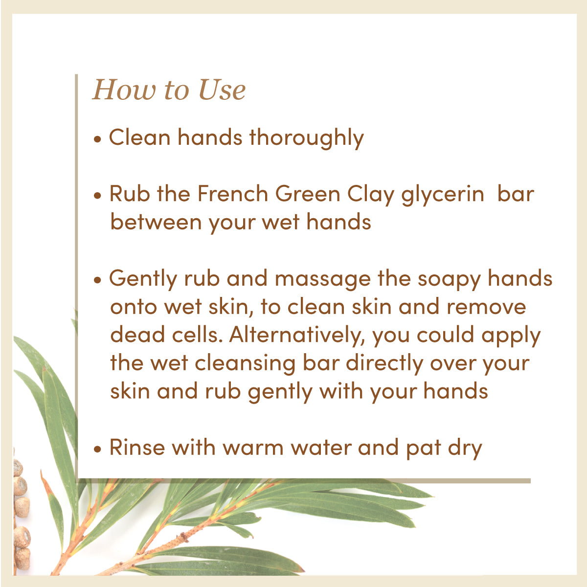 All Natural French Green Clay Soap│SLS & Paraben Free │Glycerin Rich