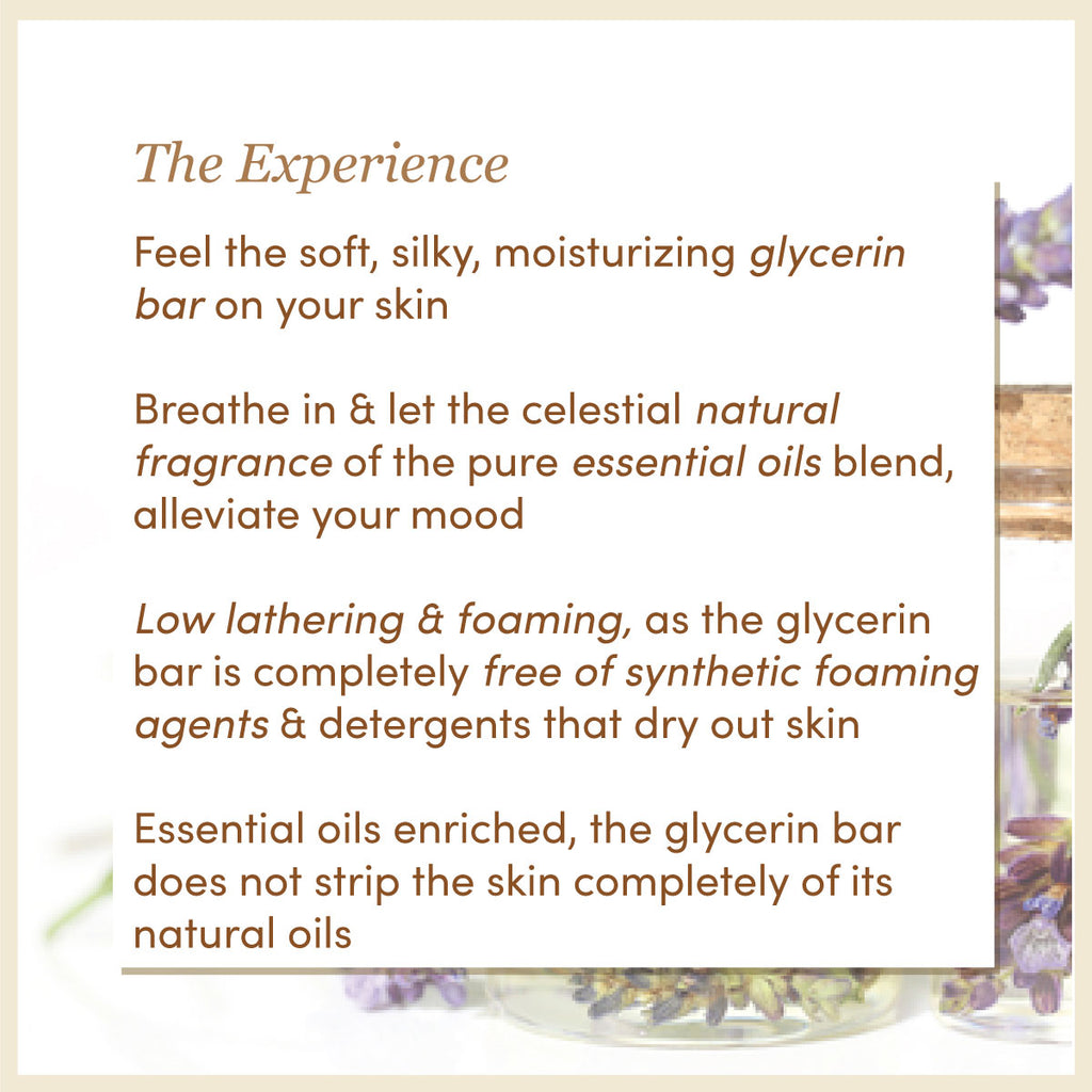 Lavender & Turmeric Natural Glycerin Soap │ SLS & Paraben Free │Glycerin Rich