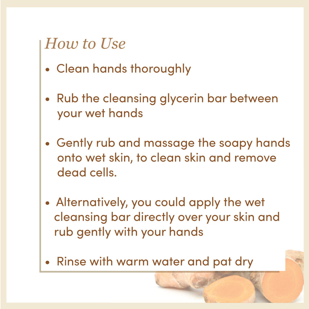 Lavender & Turmeric Natural Glycerin Soap │ SLS & Paraben Free │Glycerin Rich