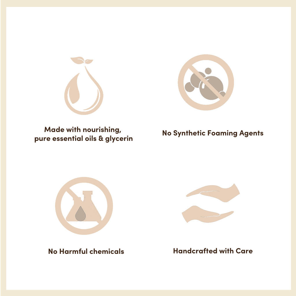 Lavender & Turmeric Face Wash │ Cocoa Butter Enriched | Free From Harsh Chemicals