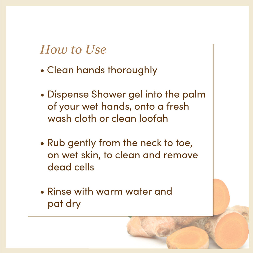 Lavender & Turmeric Shower Gel │ Cocoa Butter Enriched | Free From Harsh Chemicals