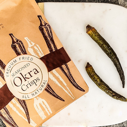 Vacuum Fried Seasoned Okra Crisps