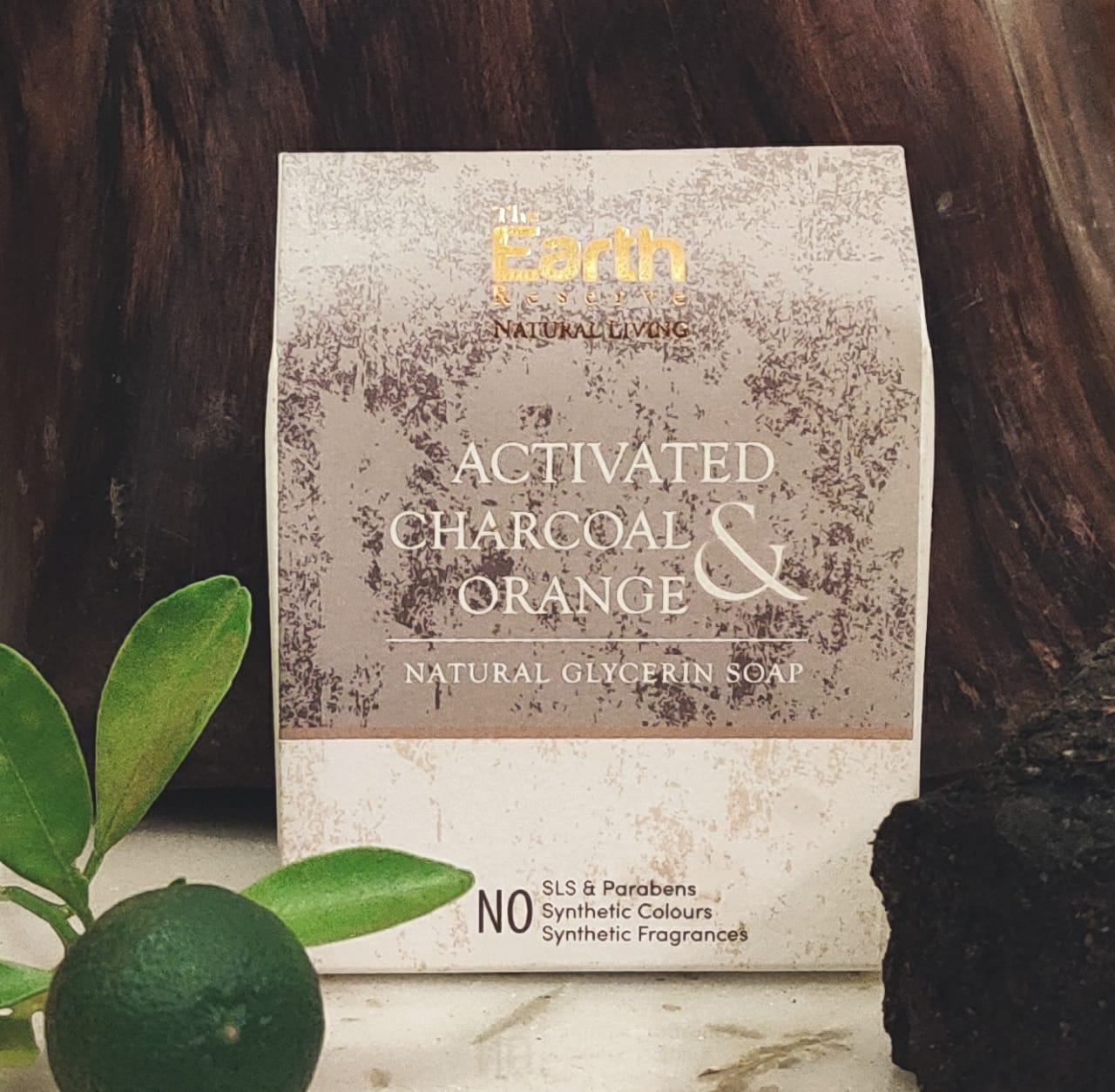 Activated Charcoal & Orange Soap │SLS & Paraben Free │Glycerin Rich